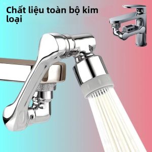 Đa Năng 1080 ° Đầu Phun Xoay Vòi Nước Với Bộ Chuyển Đổi 22/24mm Bộ Tạo Bọt Khí Cho Vòi Bếp Đầu Phun Cho Chậu Rửa Bộ Nối Dài