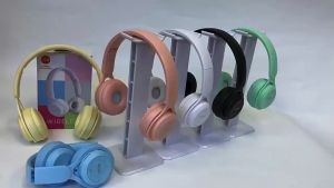 ฟังบลูทูธ ครอบหู บลูทูธ สีเหลือ สีขาว ปกติแล้ว ตั้งให้สาย ฟังบลูทูธ Bluetooth สtereo สำหรับคุยโทรศัพท์ ให้กับเครื่องดื่ม หนึ่งในรายการ ฟัง Bluetooth Headphone Explosive Macaron Y08