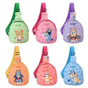 Bluey Bingo Anime Backpack Cute Cartoon Kindergarten A Shoulder Bag Messenger Bag Children Birthday Christmas Gift