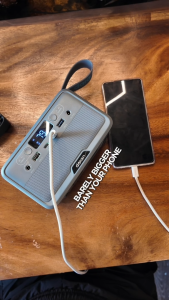 🥇Moderngrid Nano X - LiFePO4 Portable Power Station 89.6Wh 28000mAh 100W AC Output Solar Input USB-C PD 45W Fast Charge Power Bank for Brownout Camping Outdoor Travel Emergency Backup iPhone Android Laptop Camera Drone Projector
