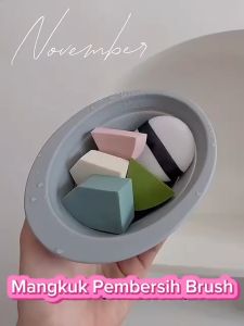 Mangkuk Pembersih Makeup Brush: Alat Cuci Kuas Makeup yang Praktis