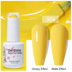 Clou Beaute 15ml HEMA TPO FREE Gel Nail Polish Semi-permanent Hybrid Black Red Color Gel Polish Nail Art UV Nail Varnish