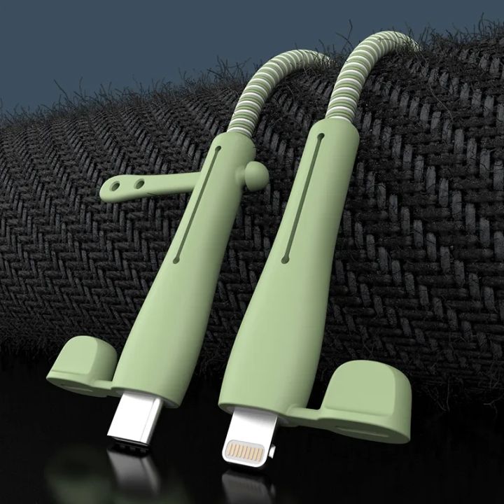 BlueWow Phone Charger Cable Protector Cover Silicone Antibreaking Headphone Cable Protector