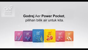 Pewangi Tandas / Bathroom Air Fragrance By Godrej Aer Power Pocket 10g