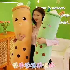 Thú Nhồi Bông Bình Trà Sữa Kem Ống Hút Đủ Cỡ Sang Trọng Cho Bé ANKA