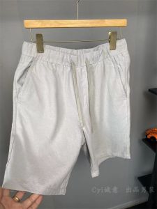 Offline 259! Linen Blend Wicking Breathable Export Single Summer Men Washed Comfort and Casual Half Length Shorts