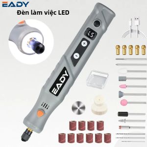 Bộ Dụng Cụ Điện Xoay Không Dây Mini Sạc USB Dùng Cho Khắc Làm Thủ Công Tại Nhà Với Tốc Độ Điều Chỉnh Được