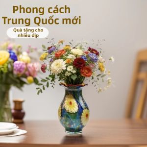 Vại Sứ Hiện Đại Trung Quốc Phong Cách Venice Đa Màu Được Vẽ Tự Tay