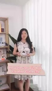 Magnetic Window Cleaner Double Sided Window Glass Wiper Cleaning Tool for High-Rise Cleaning Windows Thickness 0.1‘’- 0.3‘’