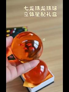 Bandai | Bandai Anime Dragon Ball Crystal Ball Z Star 1-7 Resin Dragonbead Cosplay Props Desktop Decoration Children Toys Gifts