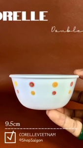 Corelle USA - Double Dots - 01 Chén Chấm Mini Hoạ TiếtChấm Bi 177ml