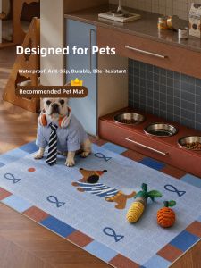 YUNHAOBUYI | Waterproof Pet Mat Cartoon Dog Design