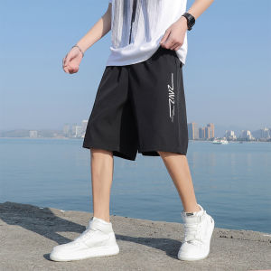 Ice Silk Mens Shorts Summer Thin Straight Loose Quick Dry Casual Basketball Sport Pants Cool Feeling Lightweight Polyester