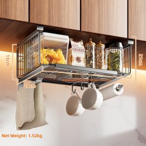 Wall Mounted Drain Dish Storage Rack