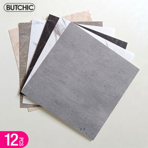 12pcs Peel-and-stick floor tilesself-adhesive waterproof vinyl flooring marble patterns suitable kitchen dining room bedroom