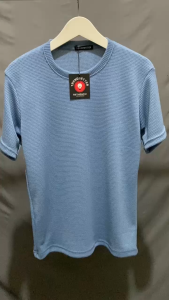Kaos Oblong Pria Bahan Waffle Kaos Polos Pria Lengan Pendek Size M - XL