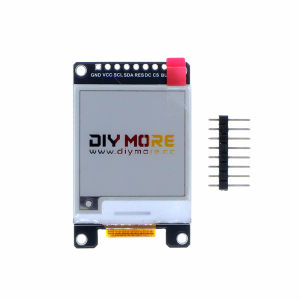 GAQQEE | 1.54-inch E-Paper E-Ink Monitor 152×152 Resolution DC 2.2–3.7 V SPI Interface 152x152 Resolution SSD1680 Chip Ultra-Low Power