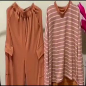 PROMO SETELAN WANITA KEKINIAN 2025 / SETELAN CARGO MOTIF BERGARIS/ SETELAN CARGO WANITA DEWASA