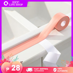 3.8cmx3.2m Kitchen Sealing Strip Tapes Mildew-proof Waterproof Tape Moisture-proof Kitchen and Bathroom Corner Sticker Sealing Strip Adhesive Strip Seam Sealing Strip
