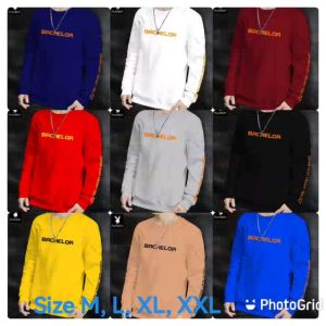 Promo Sweater Keren Kaos Pria Distro Bachelor Crewneck Trendy Sweatshirt Elegan Sweter Cowok Kasual
