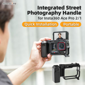 Street Grip Kit For Insta360 Ace Pro 2/Ace pro Hand Grip Mount Quick Release Rabbit Cage with Shutter Button Protective Frame