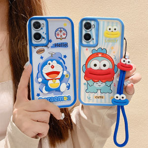 Oppo A96 4G Protective Case Womens Style Anti-Fall Soft Silicone Cover Cute Cartoon Design Compatible with A76 4G International Version