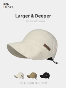 PEILUOYI | Flatter Large Brim Bucket Hat For Spring and Autumn Face Slimming