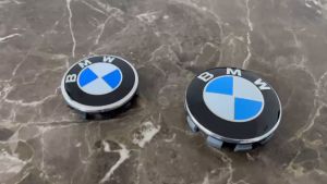 01 chiếc Logo chụp mâm ốp lazang bánh xe ô tô BMW68 đường kính 68mm
