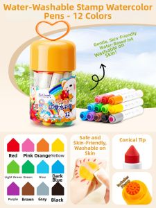 Touch mark | Non-toxic Easy Washable Non-see-through Smudge-proof Coloring Pens