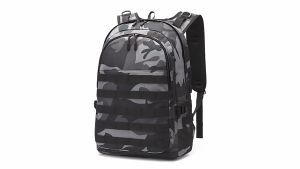Camouflage Backpack: Water Resistant Computer Rucksack with Breathable Padded Shoulder Strap