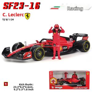 Mô Hình Xe Hơi Đồ Chơi Đúc Kim Loại Bburago 1:24 McLaren F1 Team 2024 Lando Norris 4 # & Oscar Piastri 81 # Mô Hình Xe Siêu Tốc Công Thức 1 Hợp Kim
