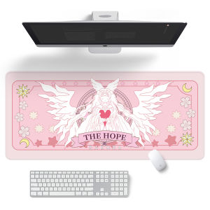 Dễ Thương Miếng Lót Chuột Siêu Lớn Bàn Phím Máy Tính Văn Phòng Để Bàn Thảm Nữ Anime Máy Tính Để Bàn Bảo Vệ Cổ Tay Chất Liệu Cao Su
