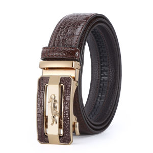 JIFANPAUL | Automatic Buckle Mens Leather Business Belt