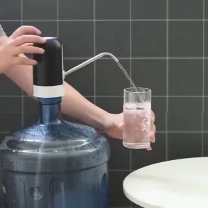 AKIRO HOME Rechargeable USB Charging Smart Electric Water Dispenser Pump Automatic Drinking Water Bottle Pump