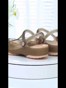 LJรองเท้าแตะผู้หญิง VEBLEN 2025 รองเท้าแตะกลางนิ้วแบบใหม่สำหรับฤดูร้อน รองเท้าแตะชายหาดกันลื่น พื้นนุ่ม สวมใส่สบาย รองเท้าแตะแบบสวม