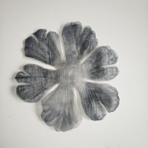 Dark Ancient Style Headwear 10 Pieces Set Iron on Flower Transfer Watercolor Peony Thin Film Fairy Atmosphere Hanfu Headwear Semi-Finished Product