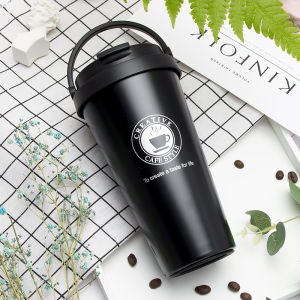 K-style Business Simplicity Coffee Thermos Cup Portable Male and Female Students Couple Car Leak-Proof Fresh Personality Water Cup