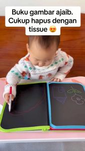 Buku Gambar Portable Magic Book/ Buku Gambar Ajaib Reusable Bisa DiHapus