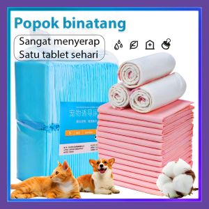 PAD PIPIS KUCING & ANJING POPOK SEKALI PAKAI《UKURAN 60X60CM》