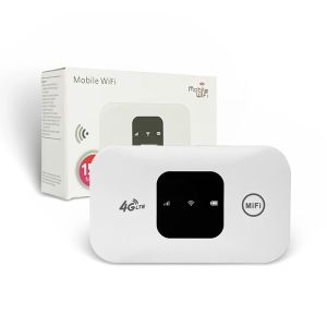 Kebidumei | Kebidumei 4G LTE Router 150Mbps Mobile Wifi Hotspot Wireless Wi-Fi MiFi Modem with SIM Card Slot for Outdoor Home Office Travel
