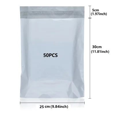 Shipping Bags Opaque PE Plastic Express Envelope Storage White Color Mailing Bags Self Adhesive Seal Courier Bag