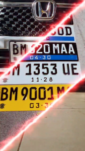 Costum Plat Nomor Mobil Akrilik Double Acrylic Rapi Mewah
