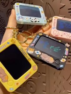 Gantungan Kunci Papan Tulis Mainan Anak / LCD Writing Board Key Chains / Mini Papan Tulis Keychain