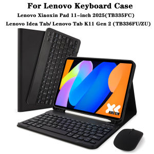 Case for Lenovo Xiaoxin Pad 11 lnch 2025For Lenovo Idea Tab / K11 Gen 2 11" Tablet Case with Detachable Keyboard and Pen Slot