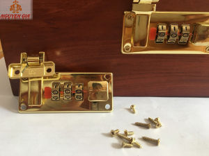 Ổ khóa số trong hộp đựng tiền trang sức hộp mỹ nghệ - phụ kiện trang trí