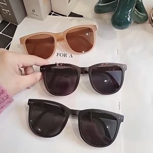 Trendy Store - C662 Kacamata Hitam Wanita Bisa Di Lipat Korean Fashion Anti Uv / Aksesoris Sunglass