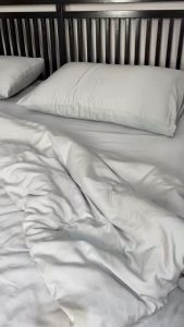 ✨ เซ็ตผ้าปูที่นอนใยไผ่ ชุดเครื่องนอน เยื่อไผ่ สีเงิน 3.5 / 5 / 6 ฟุต รองรับที่นอนหนา 16 นิ้ว Silver 100% Pure Bamboo Bed Sheets SET 16 inch high