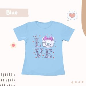 baju impor anak perempuan/koas anak cewek/atasan lengan pendek ld 76 cm/ ± 11-13thm