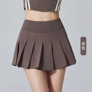 High Waist Pleated Skirt Yoga Fitness Tennis Badminton Golf Short Skirt Womens Sportswear Casual Online Exclusive