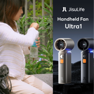 ประกันศูนย์ไทย JisuLife Handheld Fan Ultra1 พัดลมมือถือ 9000mAh พัดลมพกพา พัดลมลมแรง พัดลมแบตอึด พัดลมเป่าผม พัดลมขายดี พัดลมอเนกประสงค์